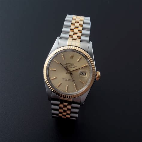 old gold rolex watch|Rolex oyster perpetual Datejust 1980s.